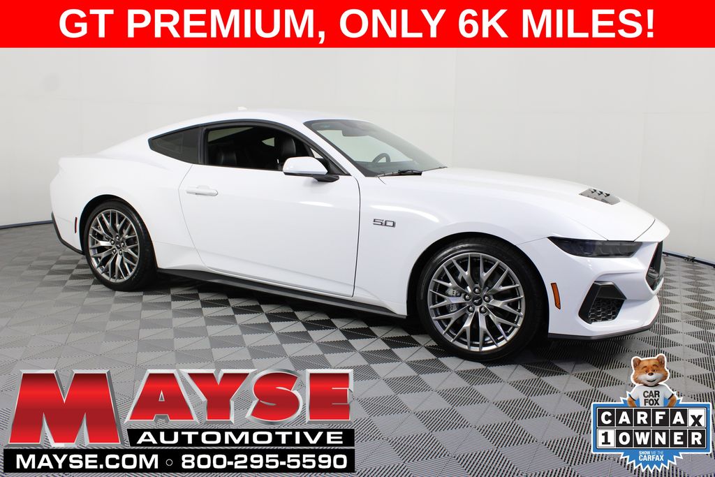 Oxford White 2025 Ford Mustang Coupe Rear-Wheel Drive Automatic
