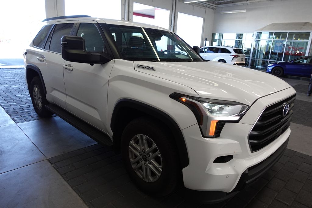 White 2024 Toyota Sequoia SUV / Crossover Four-Wheel Drive Automatic