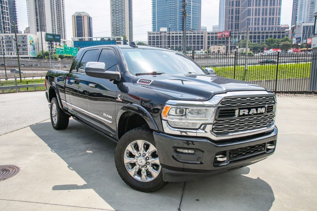Diamond Black Crystal Pearlcoat 2021 RAM 2500 Limited Mega Cab 4WD Pickup Truck Four-Wheel Drive 6-Speed Automatic