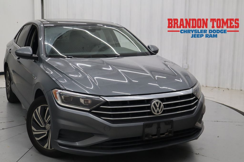 Platinum Gray Metallic 2021 Volkswagen Jetta Sedan Front-Wheel Drive 8-Speed Automatic
