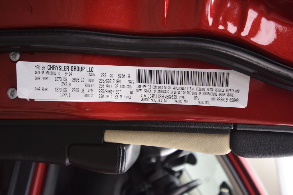 used 2015 Jeep Cherokee car, priced at $9,500