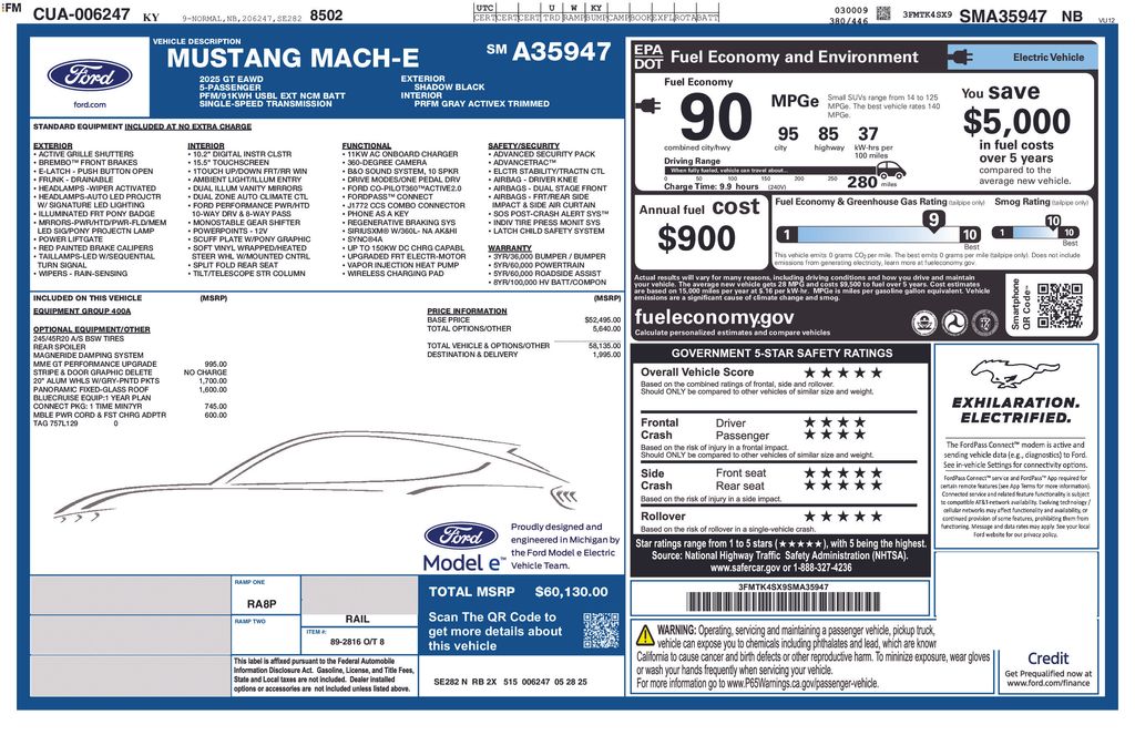 Certified Used 2025 Black Ford GT image 7