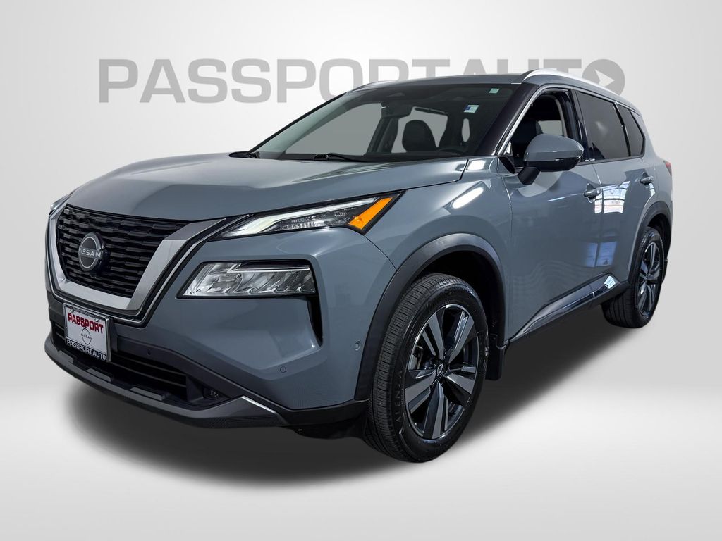 Boulder Gray Pearl 2022 Nissan Rogue SL AWD SUV / Crossover All-Wheel Drive Continuously Variable Transmission