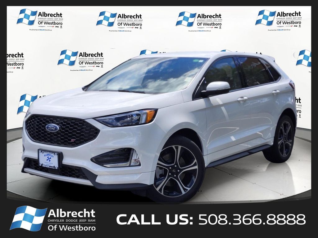 White Metallic 2022 Ford Edge SUV / Crossover All-Wheel Drive 7-Speed Automatic