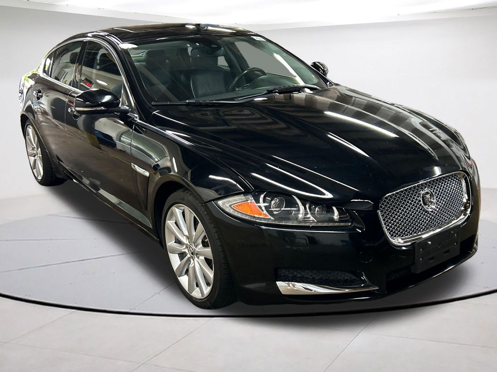Black (Ebony) 2013 Jaguar XF Sedan All-Wheel Drive 8-Speed Automatic