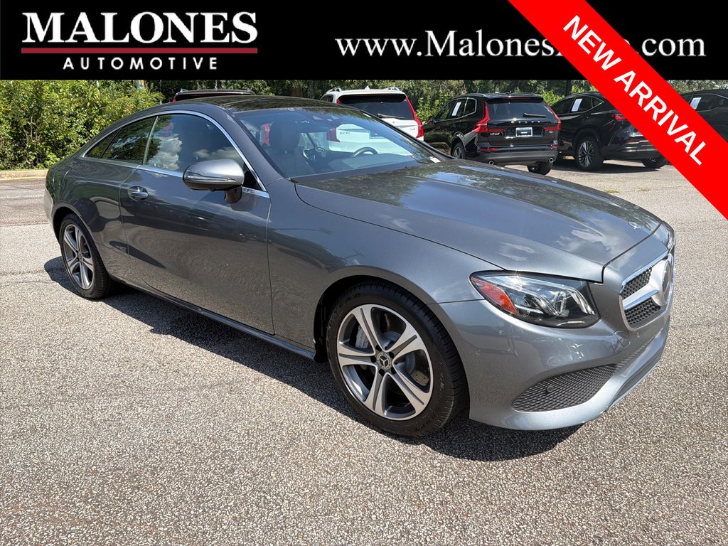 Selenite Gray Metallic 2019 Mercedes-Benz E-Class Coupe Rear-Wheel Drive 9-Speed Automatic