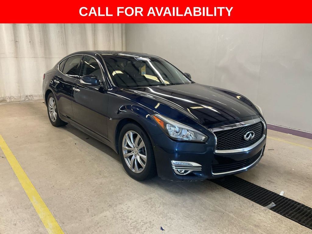 Hermosa Blue 2017 INFINITI Q70 Sedan Rear-Wheel Drive 7-Speed Automatic