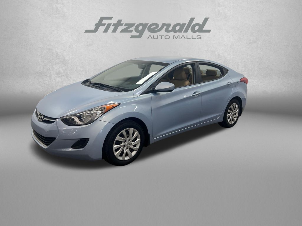 Blue Sky Metallic 2012 Hyundai Elantra Sedan Front-Wheel Drive 6-Speed Manual