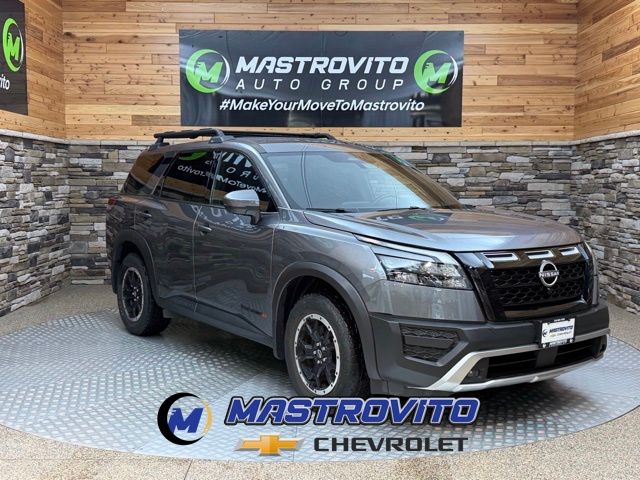 Gray (Gun Metallic) 2024 Nissan Pathfinder SUV / Crossover All-Wheel Drive 9-Speed Automatic