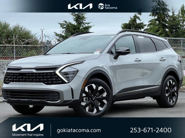 Wolf Gray 2024 Kia Sportage SUV / Crossover All-Wheel Drive 8-Speed Automatic