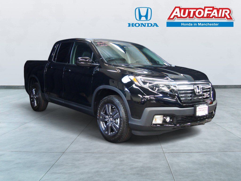 Black 2019 Honda Ridgeline Pickup Truck All-Wheel Drive 6-Speed Automatic