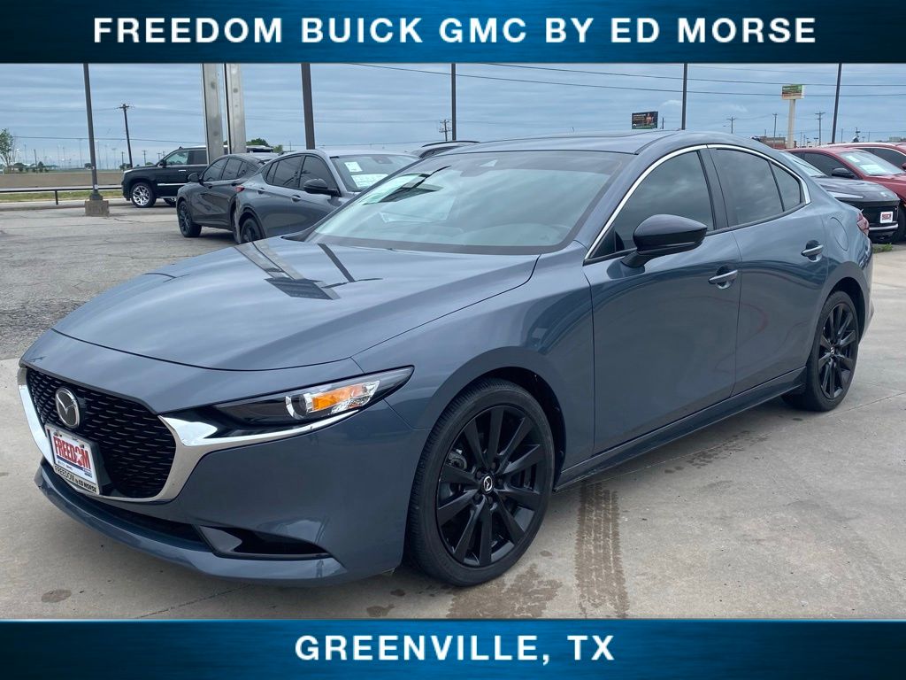 Polymetal Gray Metallic 2023 Mazda MAZDA3 2.5 S Carbon Edition Sedan AWD Sedan All-Wheel Drive 6-Speed Automatic