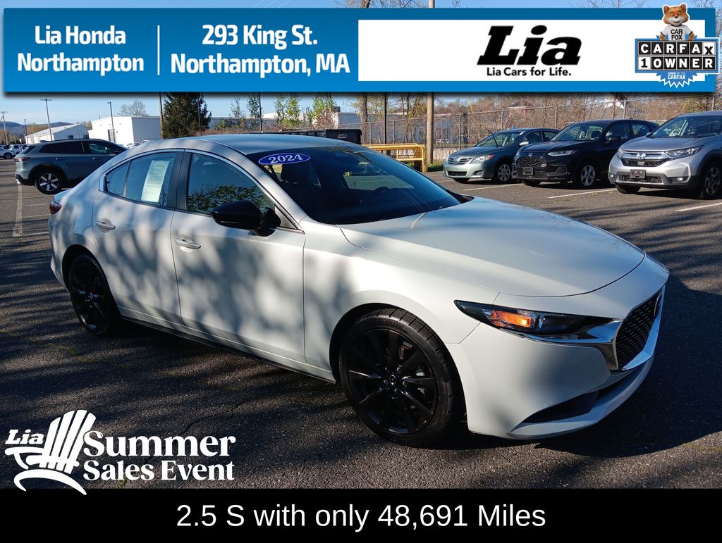 Ceramic Metallic 2024 Mazda MAZDA3 2.5 S Select Sport FWD Sedan Front-Wheel Drive 6-Speed Automatic