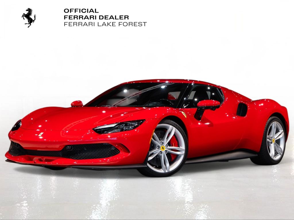 Rosso Corsa 2024 Ferrari 296 GTB RWD Coupe Rear-Wheel Drive 8-Speed Dual Clutch