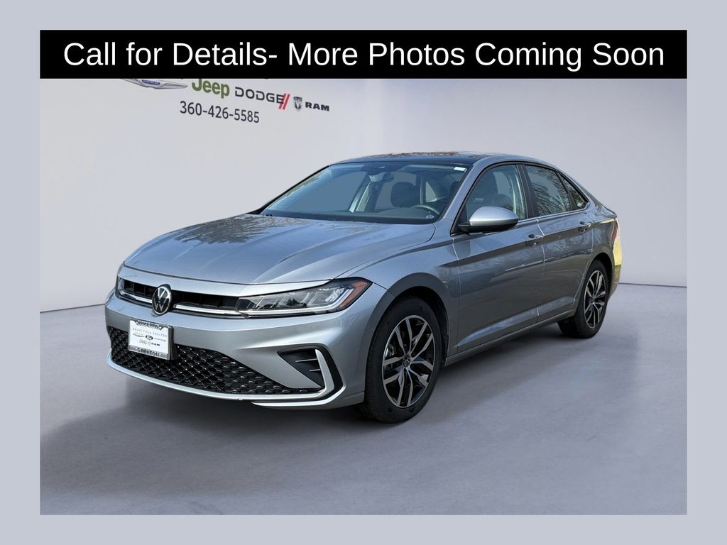 Silver 2025 Volkswagen Jetta SE FWD Sedan Front-Wheel Drive 8-Speed Automatic