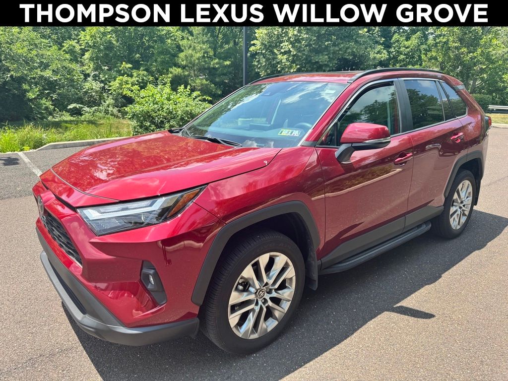 Red (Ruby Flare Pearl) 2025 Toyota RAV4 SUV / Crossover All-Wheel Drive 8-Speed Automatic
