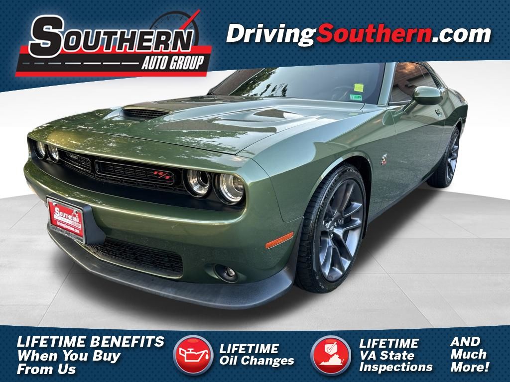 F8 Green 2023 Dodge Challenger Coupe Rear-Wheel Drive 6-Speed Manual