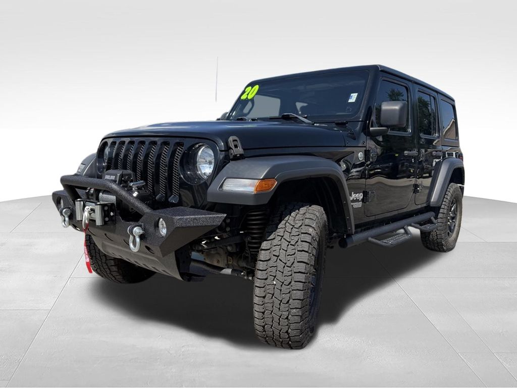 Black Clearcoat 2020 Jeep Wrangler SUV / Crossover Four-Wheel Drive 8-Speed Automatic