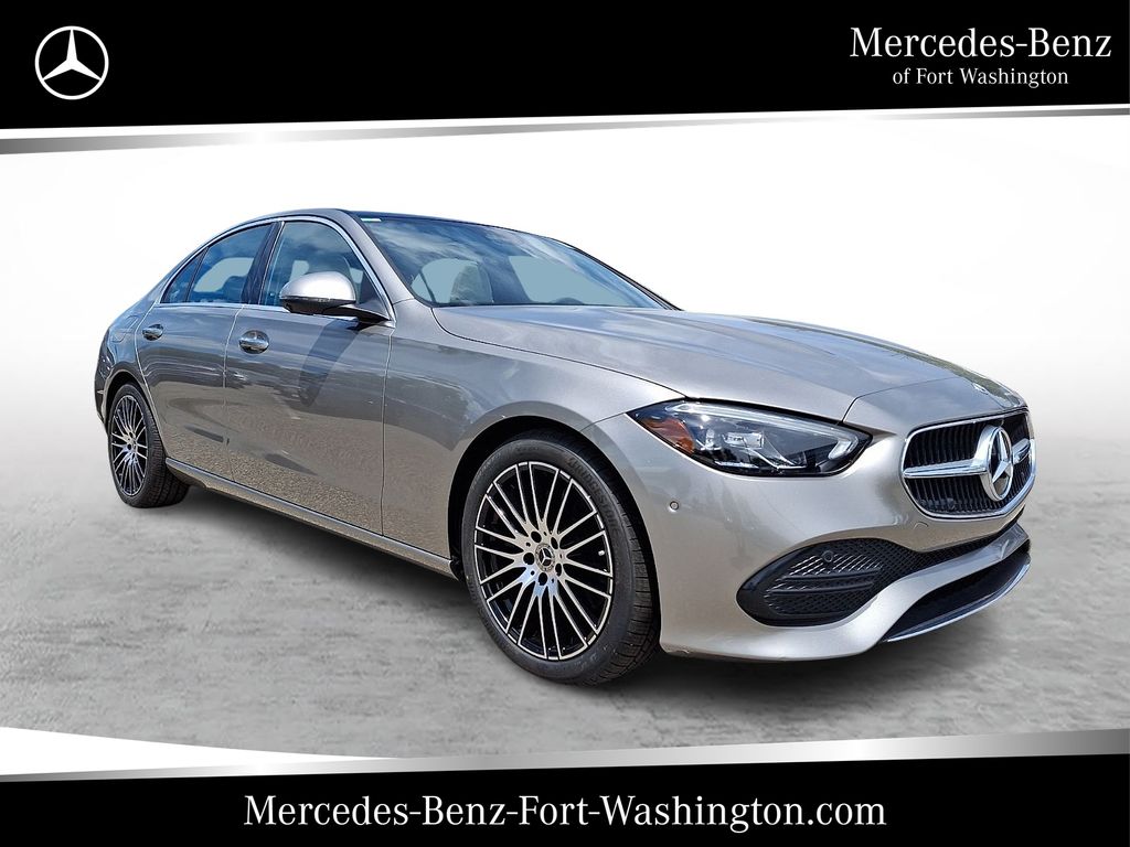 Mojave Silver Metallic 2023 Mercedes-Benz C-Class Sedan All-Wheel Drive 9-Speed Automatic
