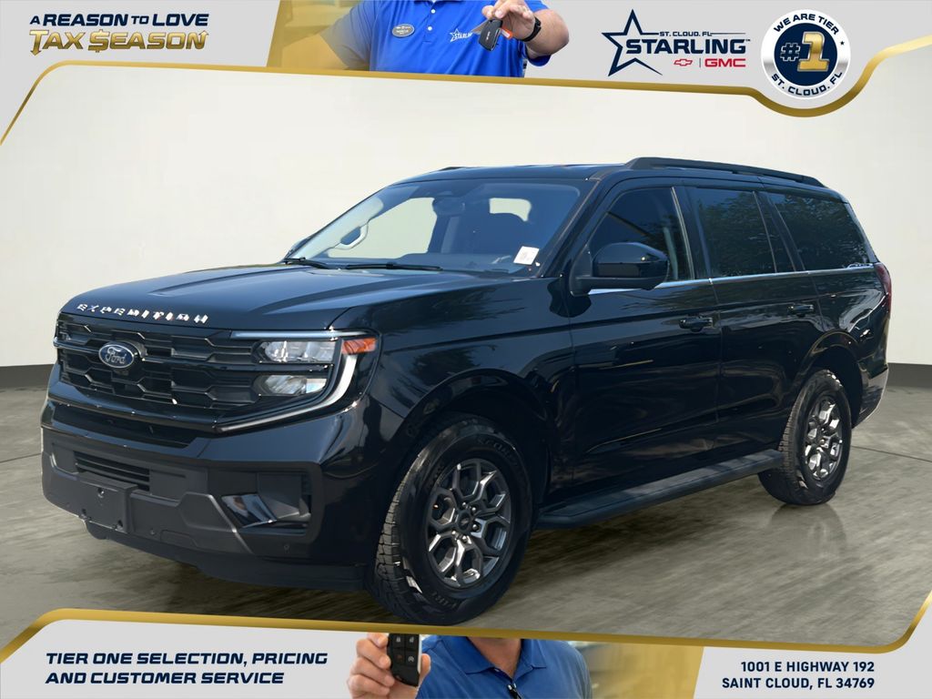 Agate Black Metallic 2025 Ford Expedition Active 4WD SUV / Crossover Four-Wheel Drive Automatic