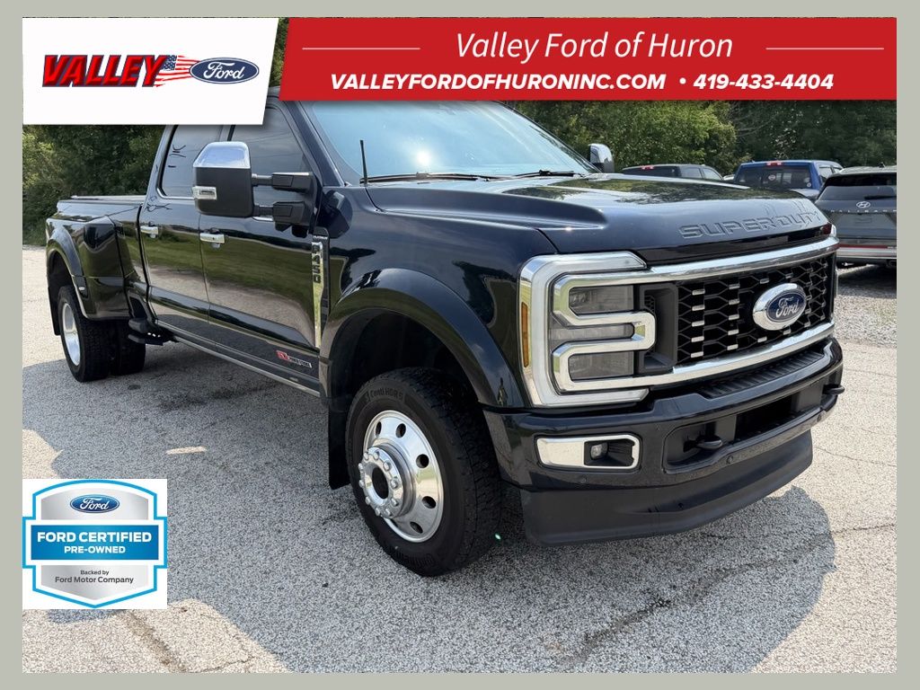 Blue Metallic 2025 Ford F-450 Super Duty Pickup Truck Four-Wheel Drive Automatic