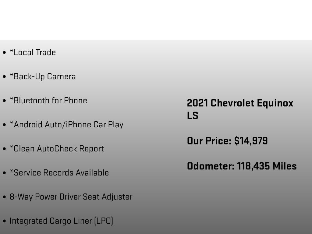 2021 Chevrolet Equinox LS Gray at Carlisle Cadillac Buick GMC