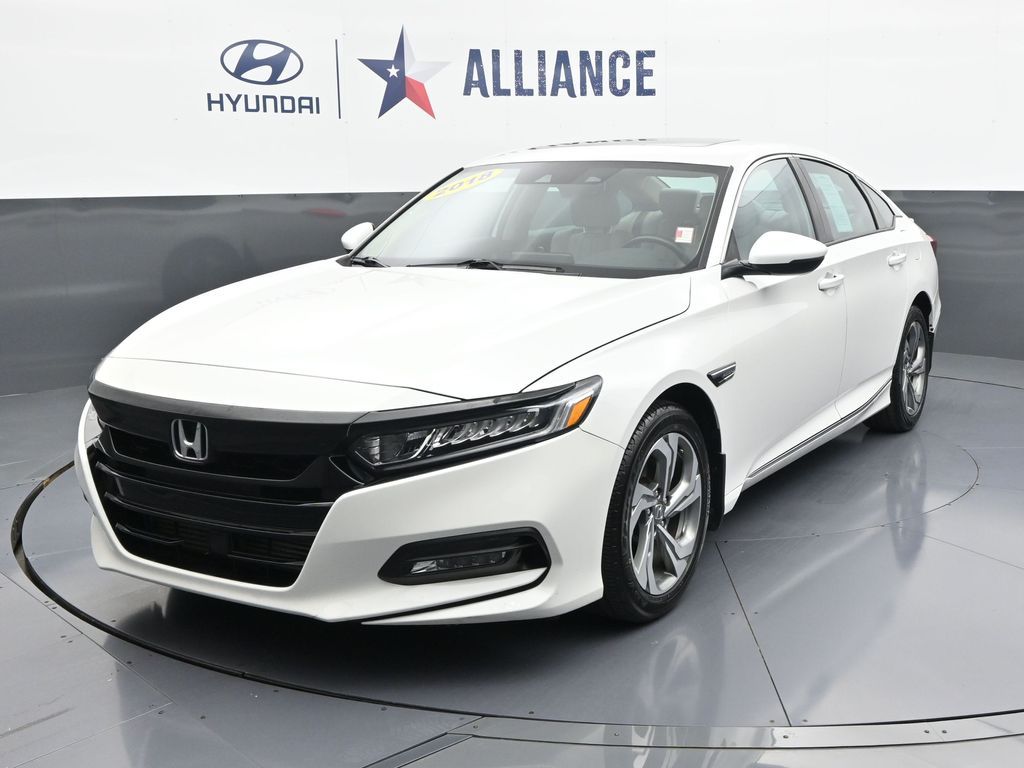 Platinum White Pearl 2018 Honda Accord Sedan Front-Wheel Drive Automatic