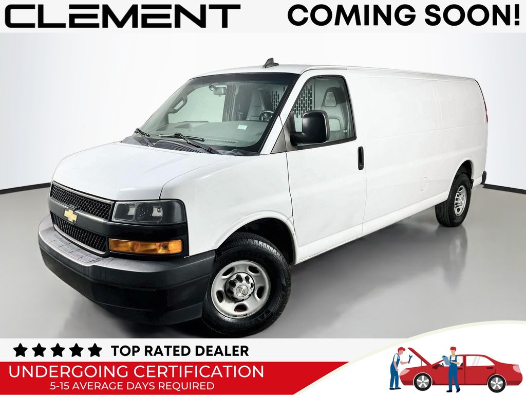 Summit White 2022 Chevrolet Express Cargo Van Rear-Wheel Drive 8-Speed Automatic Overdrive