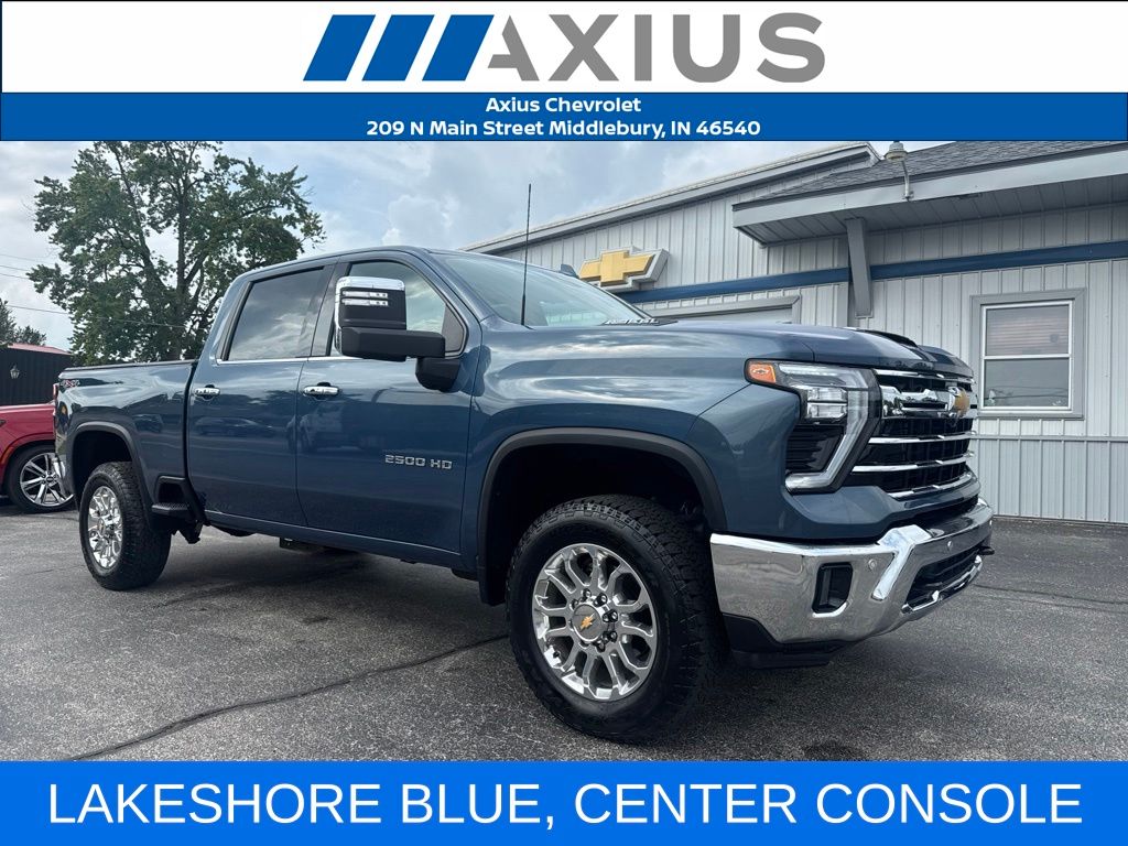Lakeshore Blue Metallic 2025 Chevrolet Silverado 2500HD Pickup Truck Four-Wheel Drive Automatic