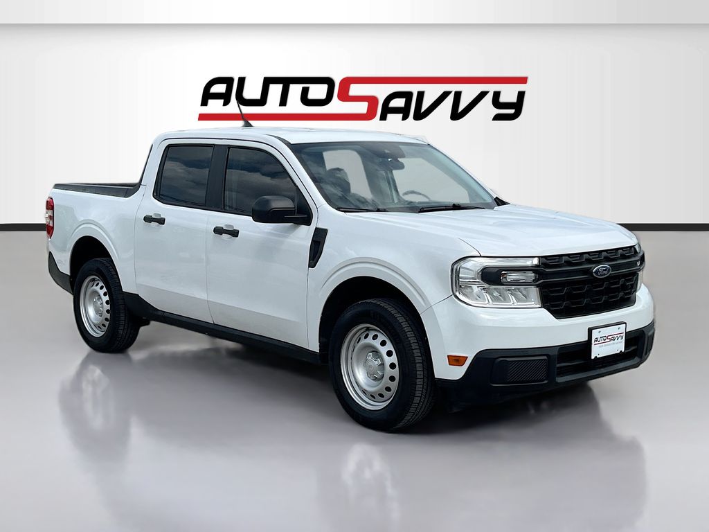 2022 Ford Maverick XL White at DeMontrond Ford