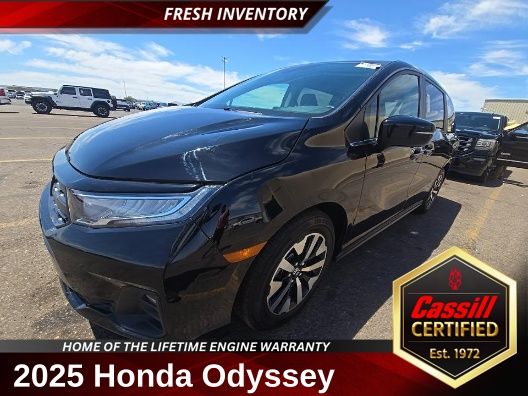 Black 2025 Honda Odyssey EX-L FWD Minivan Front-Wheel Drive Automatic