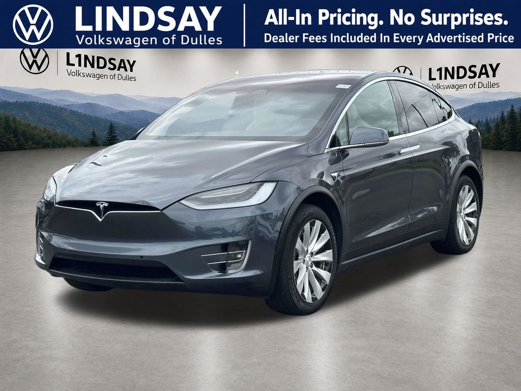 Midnight Silver Metallic 2019 Tesla Model X SUV / Crossover All-Wheel Drive 1-Speed Automatic