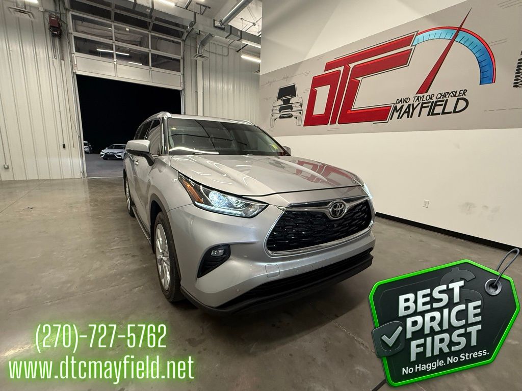 Silver 2022 Toyota Highlander Limited AWD SUV / Crossover All-Wheel Drive 8-Speed Automatic