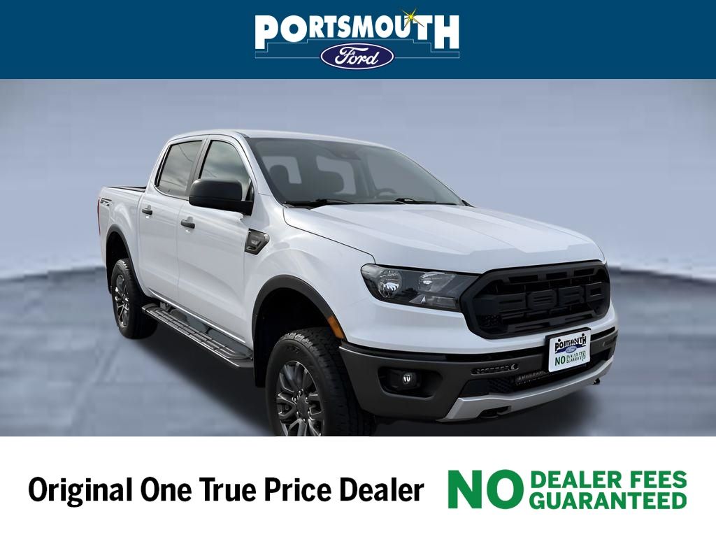 White 2022 Ford Ranger Pickup Truck Four-Wheel Drive Automatic