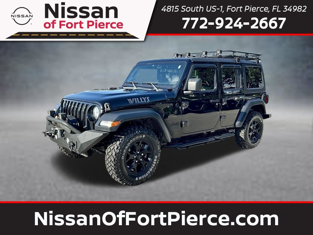 Black Clearcoat 2020 Jeep Wrangler SUV / Crossover Four-Wheel Drive 8-Speed Automatic