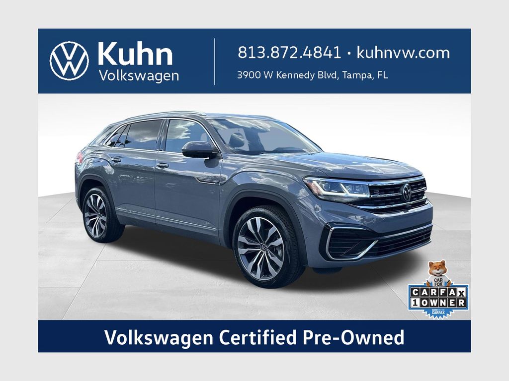 Pure Gray 2023 Volkswagen Atlas Cross Sport SUV / Crossover All-Wheel Drive 8-Speed Automatic