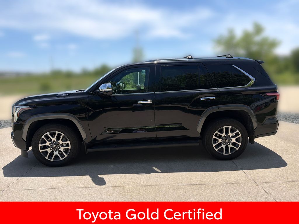 Midnight Black Metallic 2025 Toyota Sequoia 1794 Edition 4WD SUV / Crossover Four-Wheel Drive Automatic