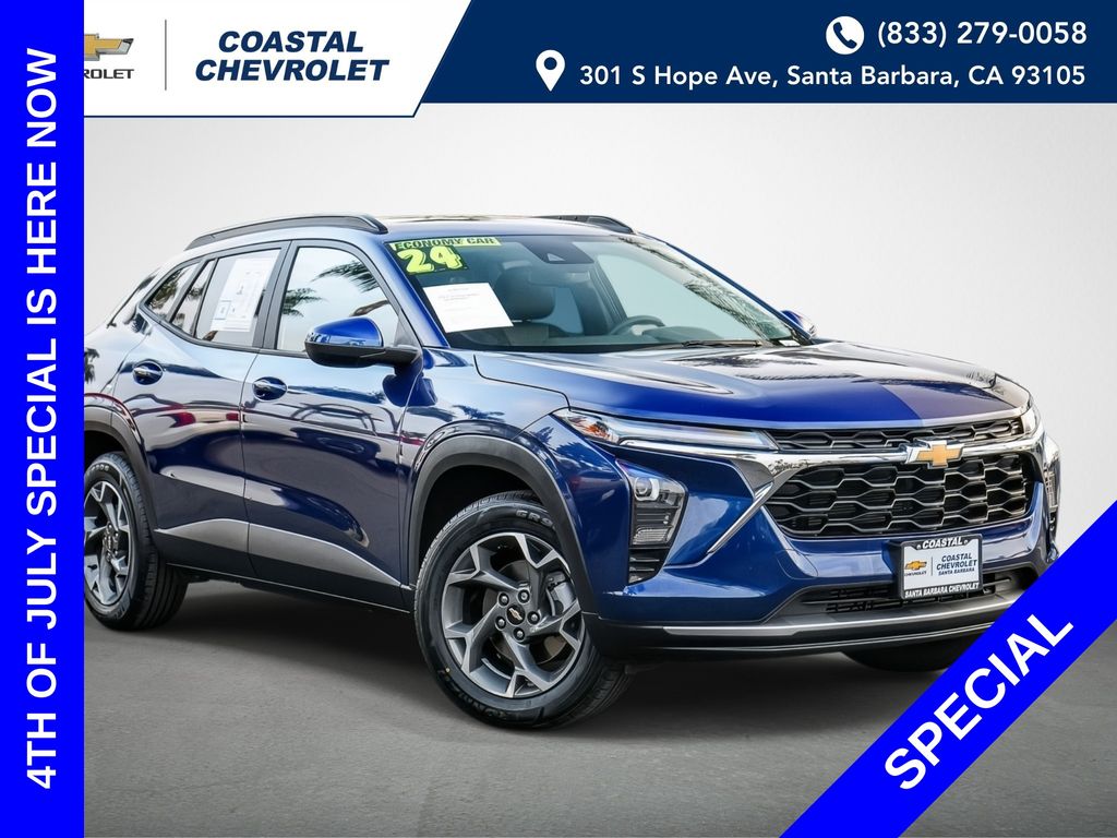 Blue Glow Metallic 2024 Chevrolet Trax SUV / Crossover Front-Wheel Drive 6-Speed Automatic