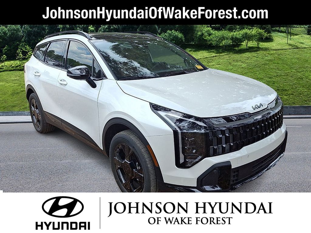 Snow White Pearl 2026 Kia Sportage Hybrid X-Line AWD SUV / Crossover All-Wheel Drive 6-Speed Automatic