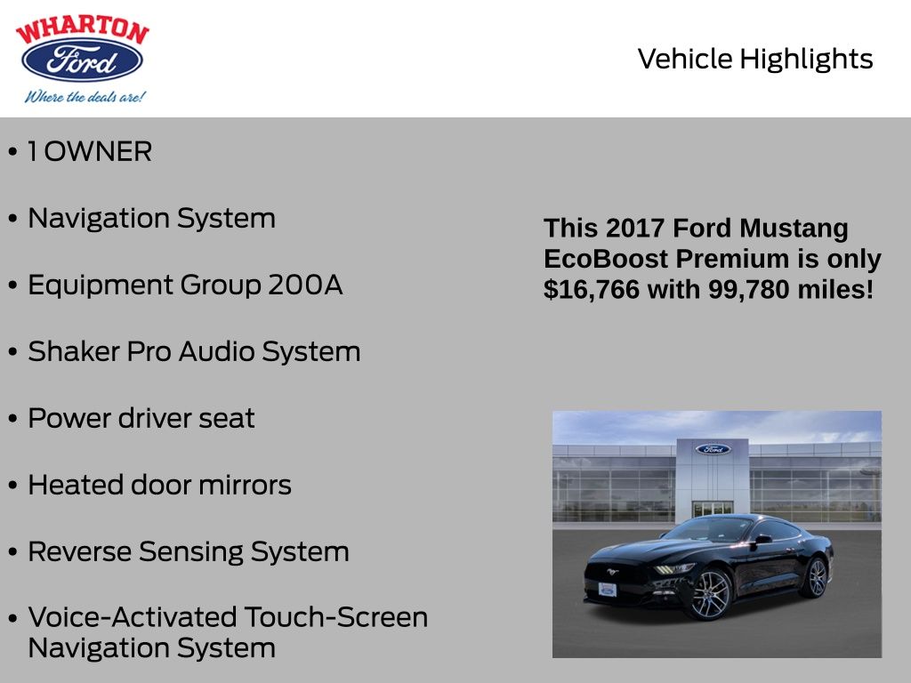 2017 Ford Mustang EcoBoost Premium - 5