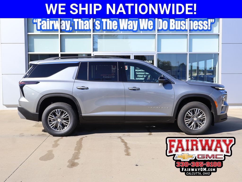 Sterling Gray Metallic 2026 Chevrolet Traverse SUV / Crossover Four-Wheel Drive 8-Speed Automatic