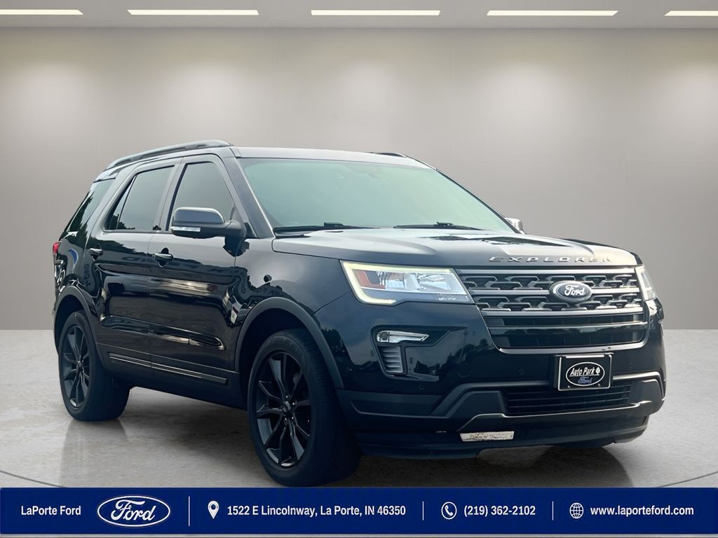 Shadow Black 2018 Ford Explorer SUV / Crossover All-Wheel Drive 6-Speed Automatic