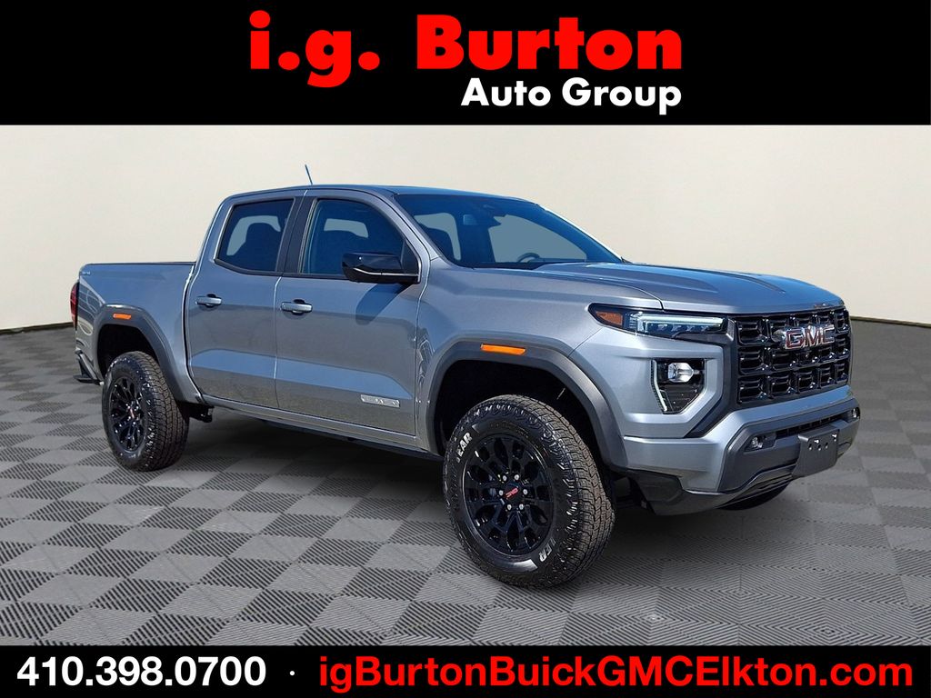 Sterling Metallic 2026 GMC Canyon Elevation Crew Cab 4WD Pickup Truck Four-Wheel Drive 8-Speed Automatic