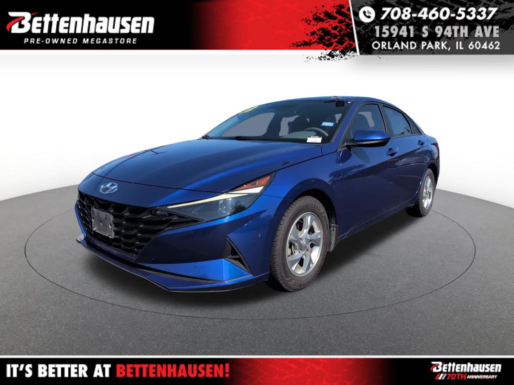 Intense Blue 2023 Hyundai Elantra Sedan Front-Wheel Drive Continuously Variable Transmission