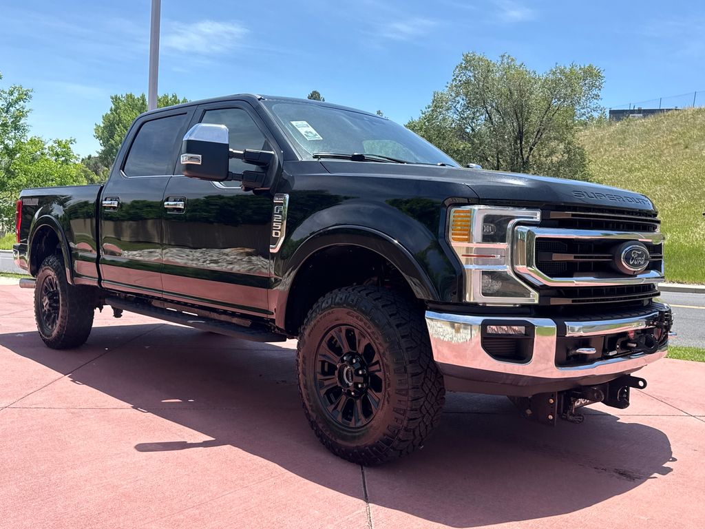 Black Metallic 2022 Ford F-250 Super Duty Pickup Truck Four-Wheel Drive Automatic