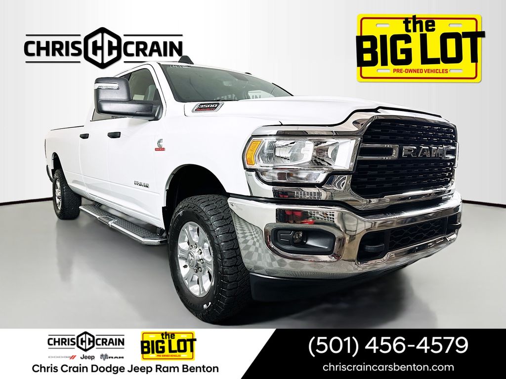 Bright White Clearcoat 2024 RAM 3500 Pickup Truck Four-Wheel Drive 6-Speed Automatic