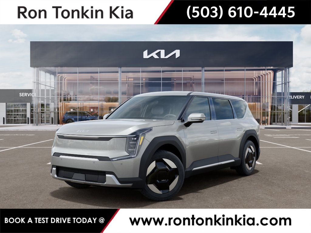 White (Ivory Silver) 2026 Kia EV9 SUV / Crossover Rear-Wheel Drive 1-Speed Automatic