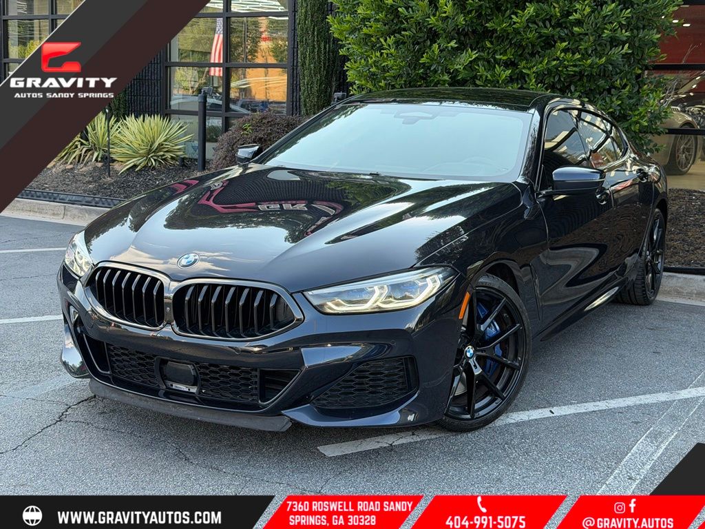 Carbon Black Metallic 2021 BMW 8 Series Coupe All-Wheel Drive 8-Speed Automatic