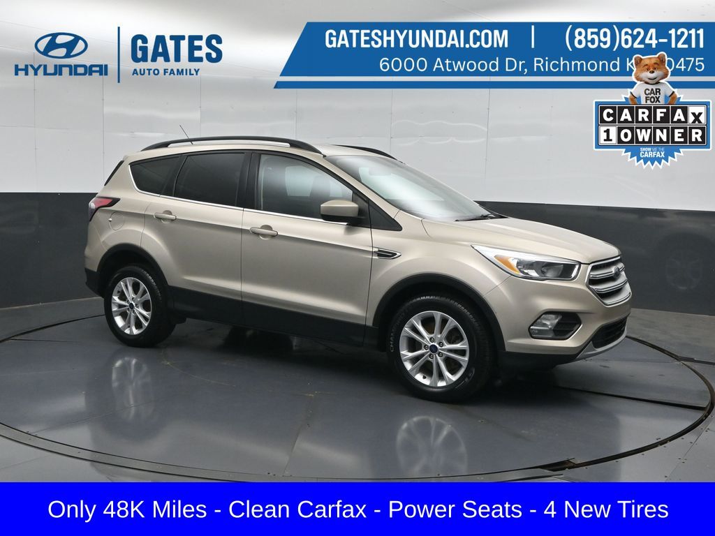 White Gold Metallic 2018 Ford Escape SUV / Crossover All-Wheel Drive 6-Speed Automatic