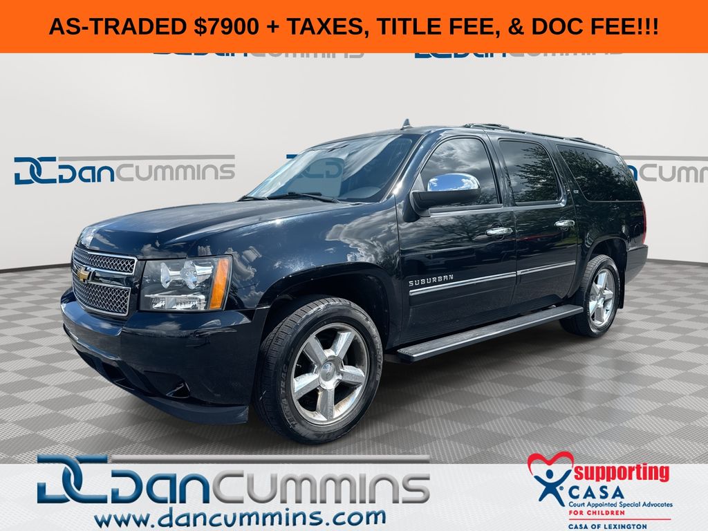 Black 2013 Chevrolet Suburban SUV / Crossover Four-Wheel Drive 6-Speed Automatic Overdrive